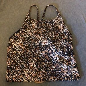 Animal print crop top